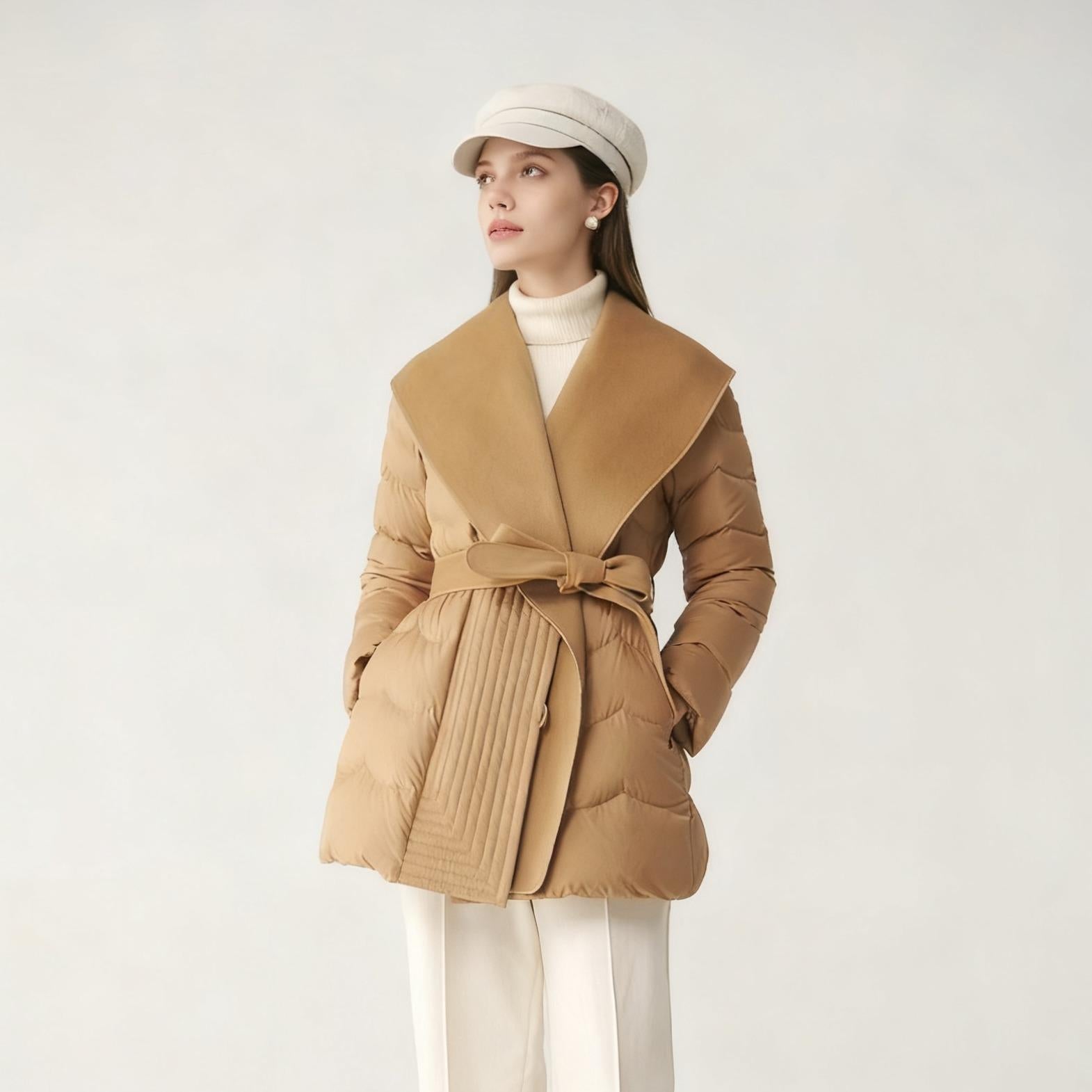 【LuvLux新作】2way ウールグースダウンコート