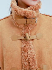 【LuvLux】2WAYネック・ムートンダッフル（グローブ付き）